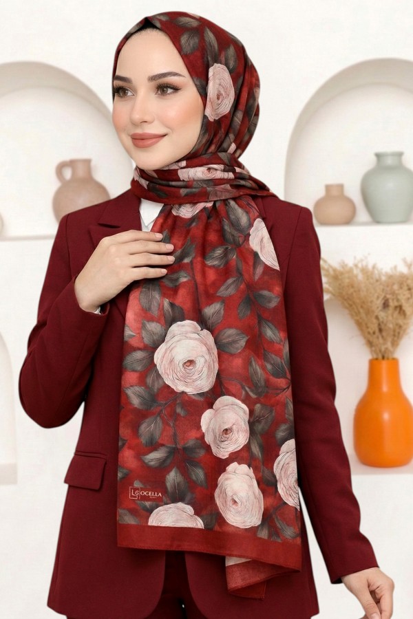 Organik Pamuk Vual Şal 6016-1