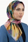 Desenli Flamlı Eşarp 6516-5