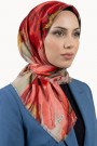 Desenli Flamlı Eşarp 6516-3