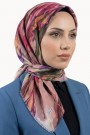 Desenli Flamlı Eşarp 6516-2