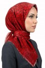 Desenli Flamlı Eşarp 6517-14