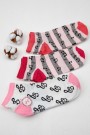 Kız Çocuk  3 Lü Patik Çorap (9-10 Yaş) 9701-8