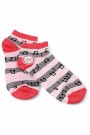 Kız Çocuk  3 Lü Patik Çorap (9-10 Yaş) 9701-7