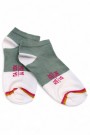 Kız Çocuk  3 Lü Patik Çorap (9-10 Yaş) 9701-5