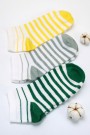 Kız Çocuk  3 Lü Patik Çorap (9-10 Yaş) 9701-4
