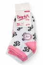 Kız Çocuk  3 Lü Patik Çorap (7-8 Yaş) 9901-16