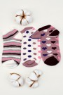 Kız Çocuk  3 Lü Patik Çorap (7-8 Yaş) 9901-10