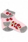 Kız Çocuk  3 Lü Patik Çorap (3-4 Yaş) 9601-2