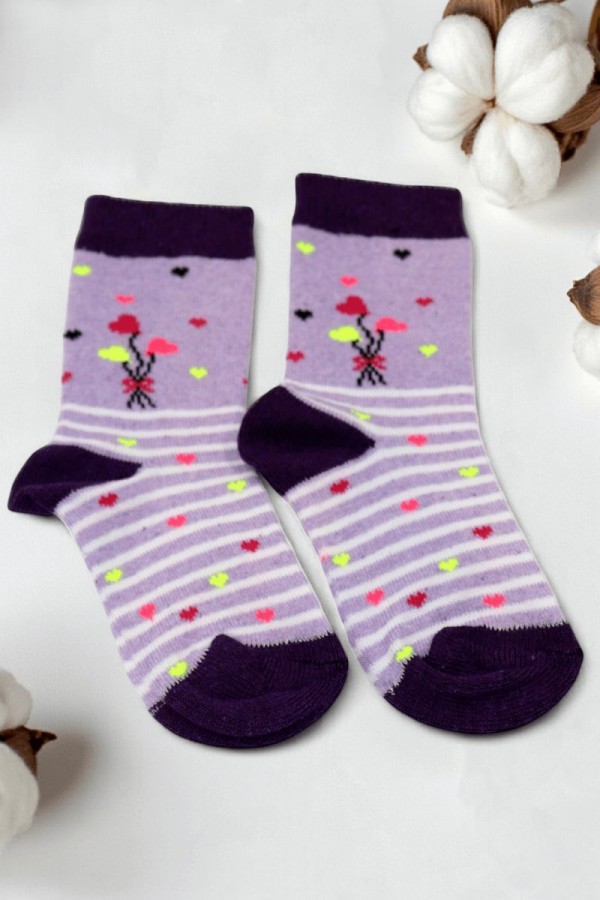 Kız Çocuk Çorap (3-4 Yaş) 9602-21