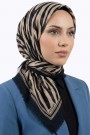 Desenli Flamlı Eşarp 6518-3
