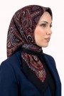 Desenli Flamlı Eşarp 6519-15