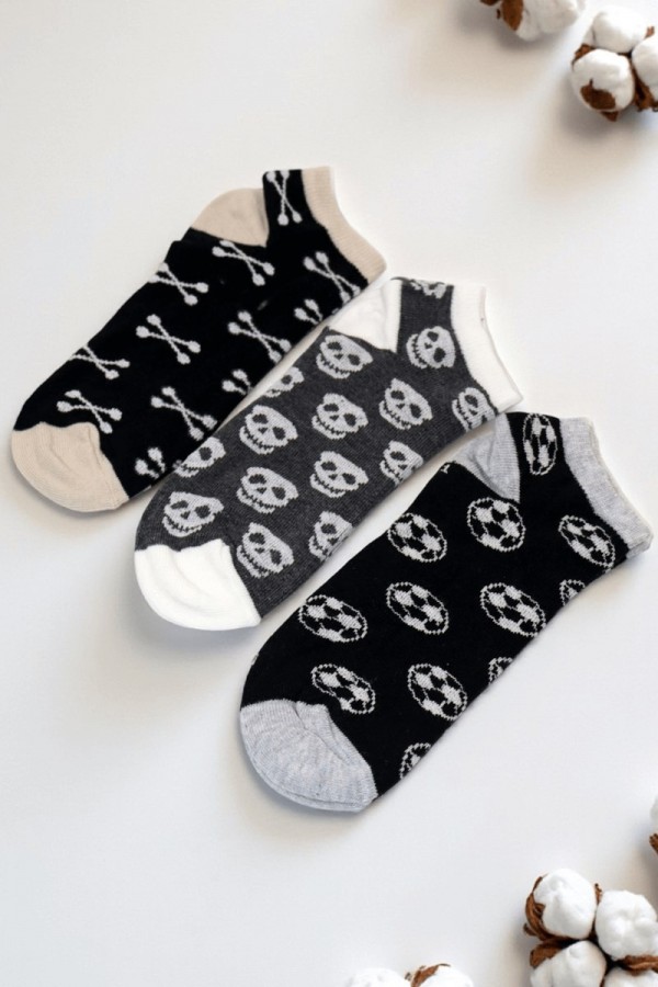 Erkek 3 Lü Çocuk Çorap (11-12 Yaş) 9406-4