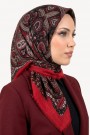 Desenli Flamlı Eşarp 6519-4