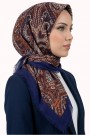 Desenli Flamlı Eşarp 6520-11