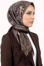 Desenli Flamlı Eşarp 6520-1