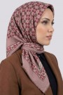 Desenli Flamlı Eşarp 6522-11