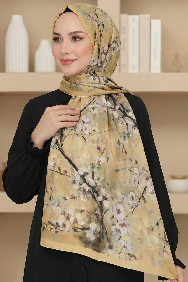 Organik Pamuk Vual Şal 6017-5