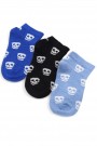 Erkek 3 Lü Patik Çocuk Çorap (5-6 Yaş) 9409-13