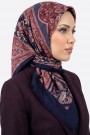 Desenli Flamlı Eşarp 6524-25
