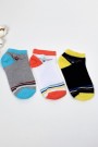 Erkek 3 Lü Patik Çocuk Çorap (5-6 Yaş) 9409-8