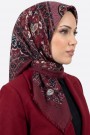 Desenli Flamlı Eşarp 6524-21