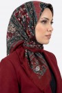 Desenli Flamlı Eşarp 6524-20