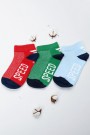 Erkek 3 Lü Patik Çocuk Çorap (3-4 Yaş) 9410-6