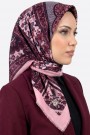 Desenli Flamlı Eşarp 6524-13