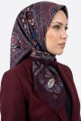 Desenli Flamlı Eşarp 6524-10