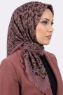Desenli Flamlı Eşarp 6525-14