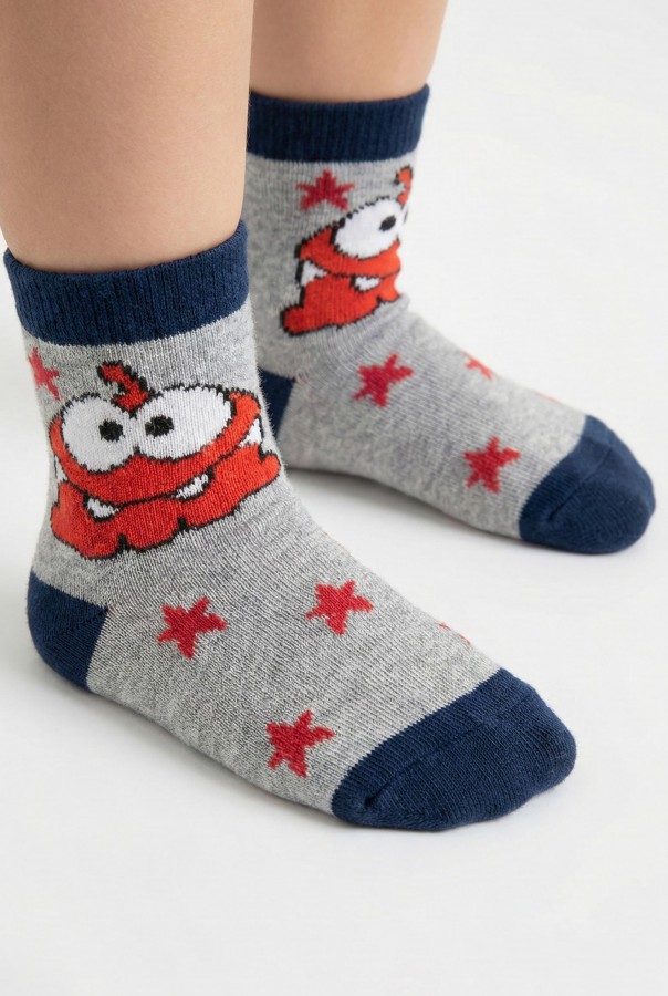 Desenli Çocuk Çorap (0-1 Yaş) 10000-4