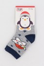 Desenli Çocuk Çorap (0-1 Yaş) 10004-1
