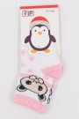 Desenli Çocuk Çorap (0-1 Yaş) 10005-4