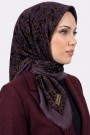 Desenli Flamlı Eşarp 6526-10
