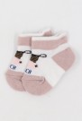 Desenli Çocuk Patik Çorap (0-1 Yaş) 10002-3