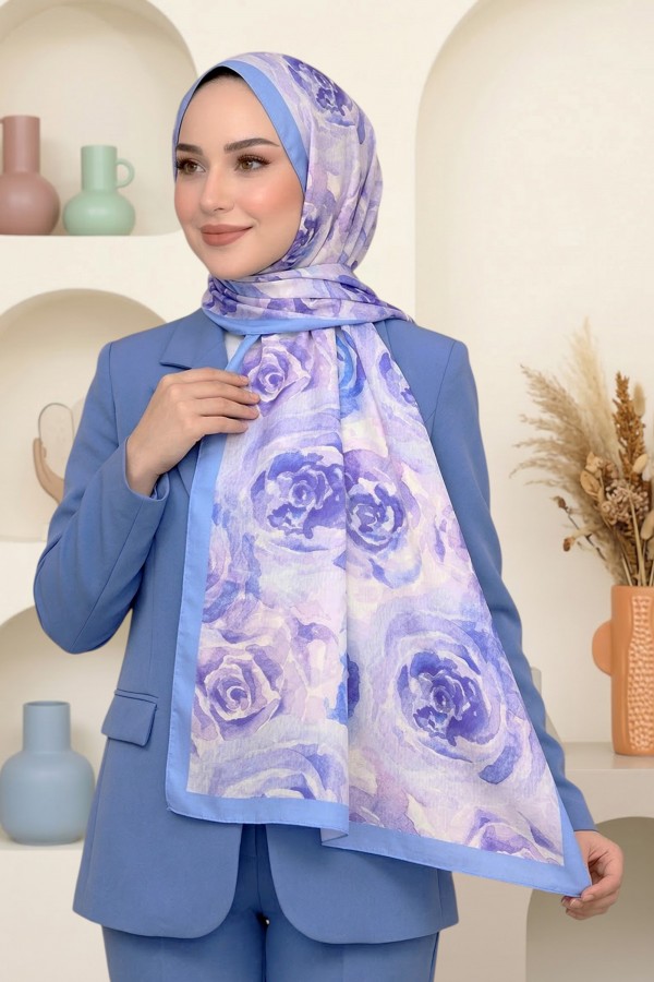 Desenli Soft Şal 6027-14