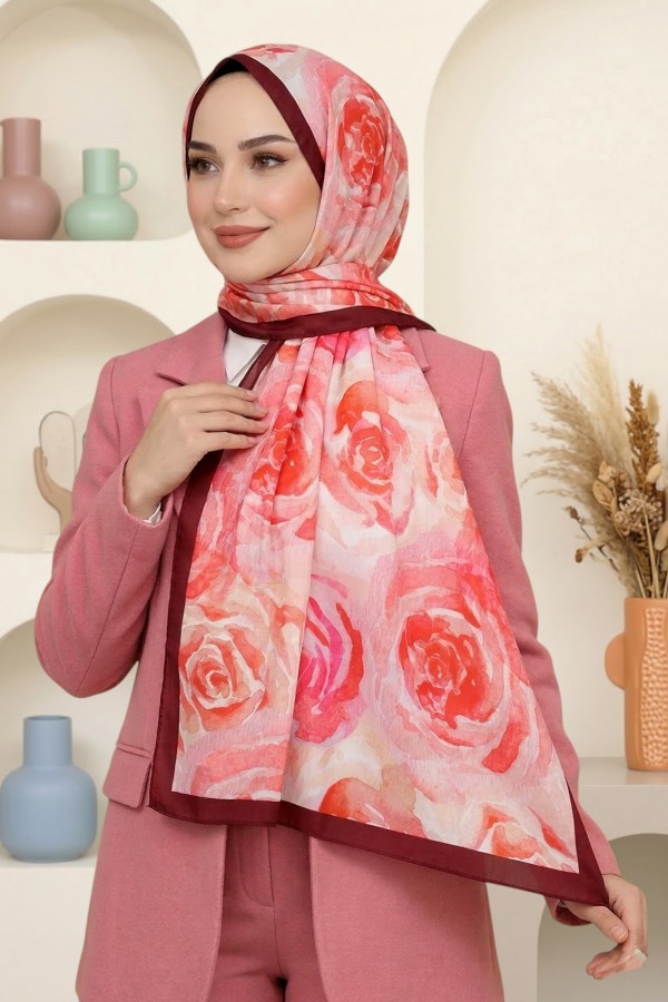 Desenli Soft Şal 6027-4