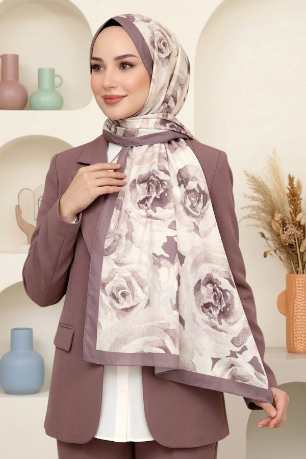 Desenli Soft Şal 6027-2