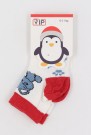 Desenli Çocuk Çorap (0-1 Yaş) 10008-2
