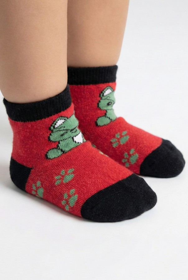 Desenli Çocuk Çorap (0-1 Yaş) 10008-1