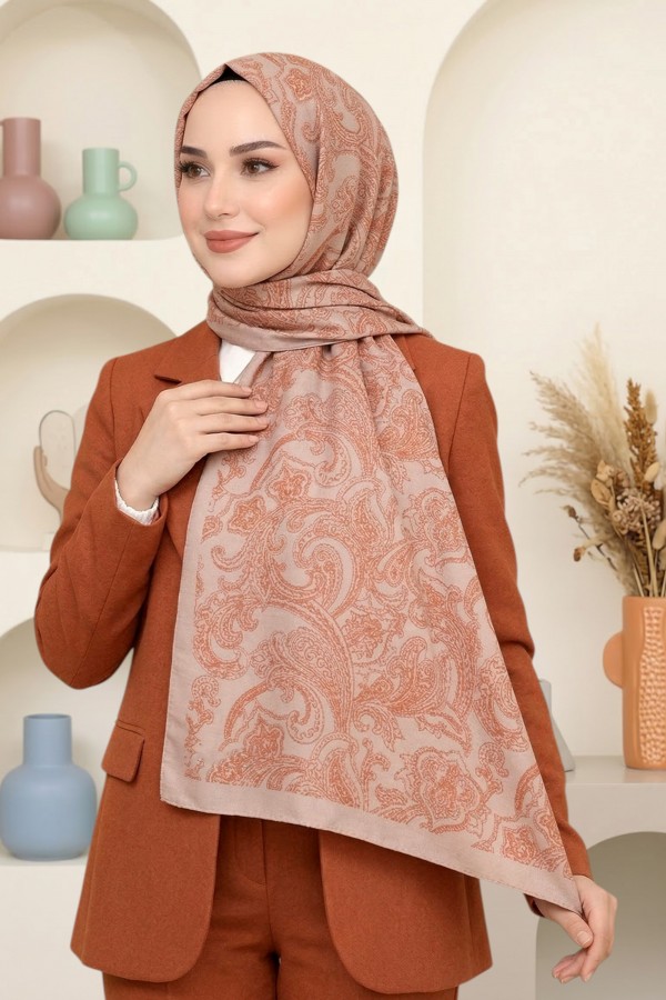 Desenli Soft Şal 6028-8