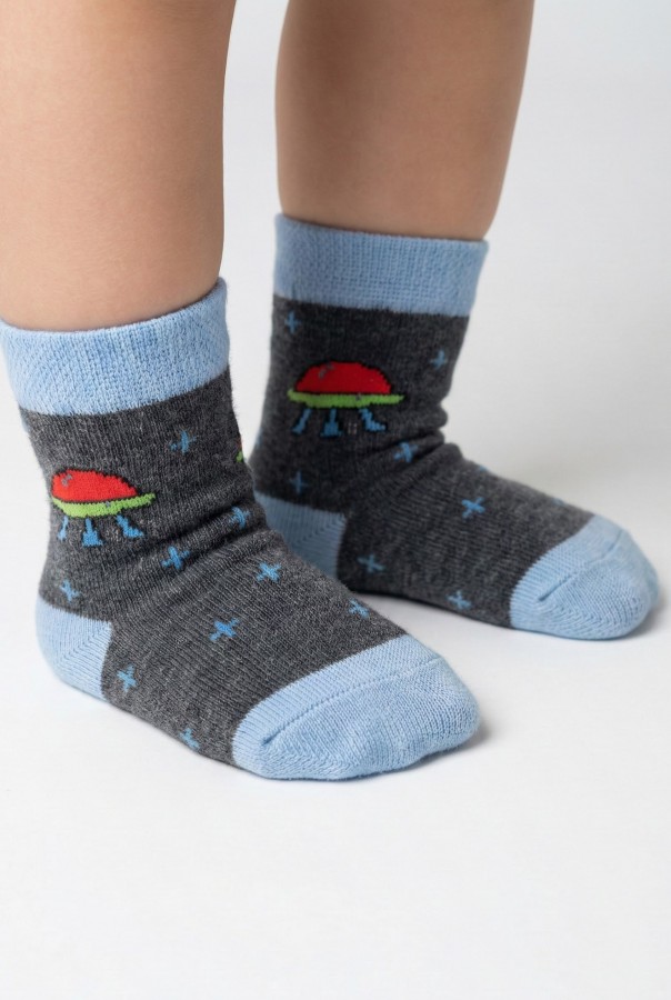 Desenli Çocuk Çorap (0-1 Yaş) 10006-1