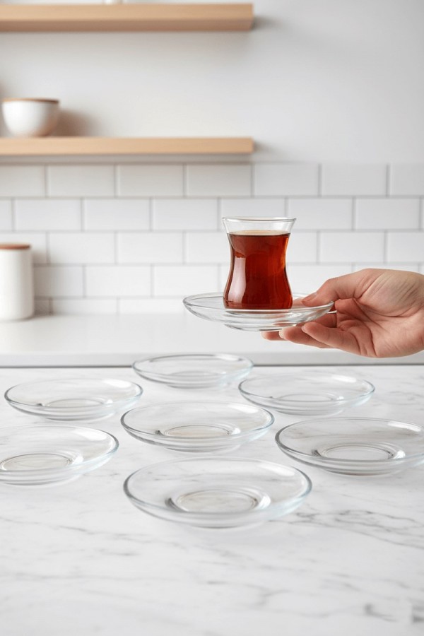 Lav Eda 6'lı Çay Tabağı EDA269