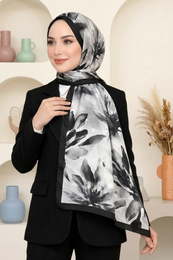 Desenli Soft Şal 6029-15
