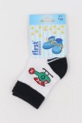 Desenli Çocuk Çorap (0-1 Yaş) 10011-3