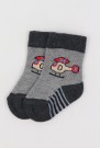 Desenli Çocuk Çorap (0-1 Yaş) 10011-2