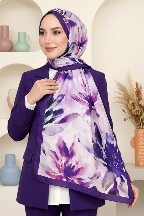 Desenli Soft Şal 6029-11