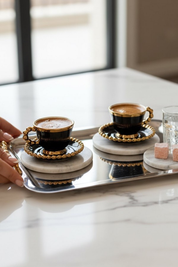 Mitra Porselen 6'lı Kahve Fincan Takımı CMR-2024328-1