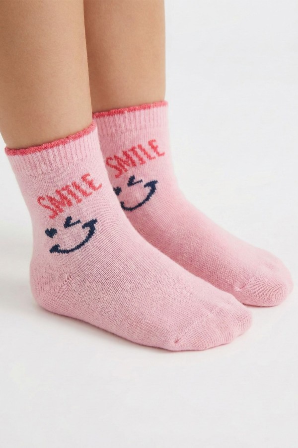 Desenli Çocuk Çorap (1-2 Yaş) 10108-1