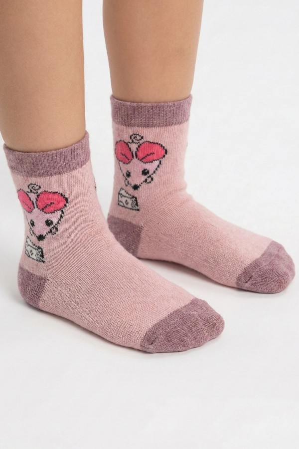 Desenli Çocuk Çorap (1-2 Yaş) 10109-3